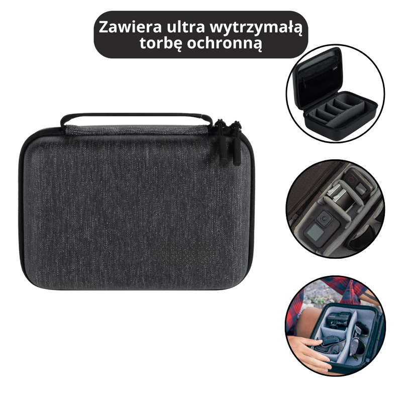 GoPro Hero 10 5K Full HD + wodoodporne etui